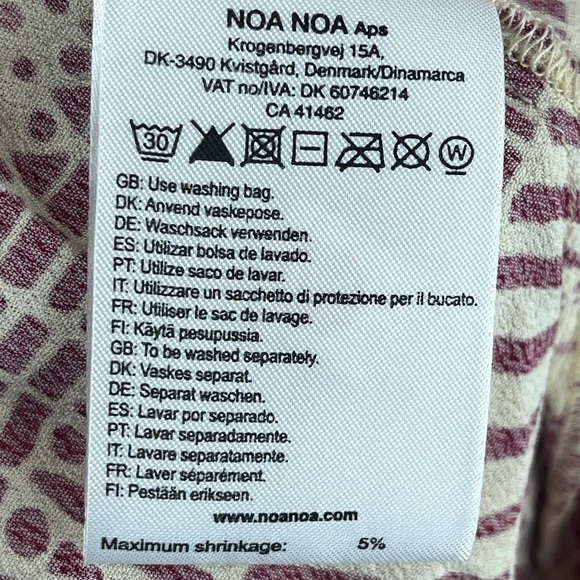 NOA NOA Baby Doll Dress Medium Whimsy Faux Wrap Rockabilly - Picture 12 of 16